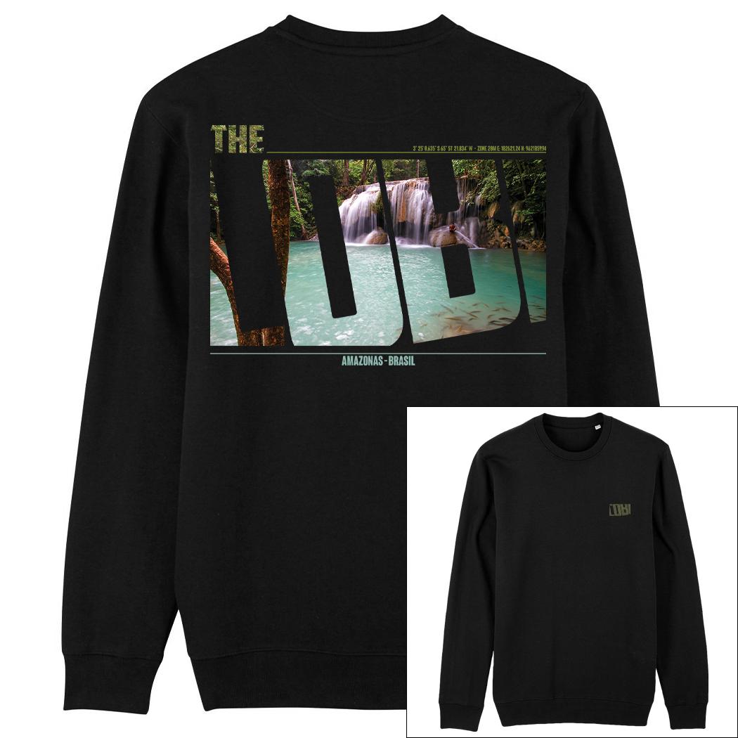 CREWNECK - FELPA GIROCOLLO - AMAZONAS black