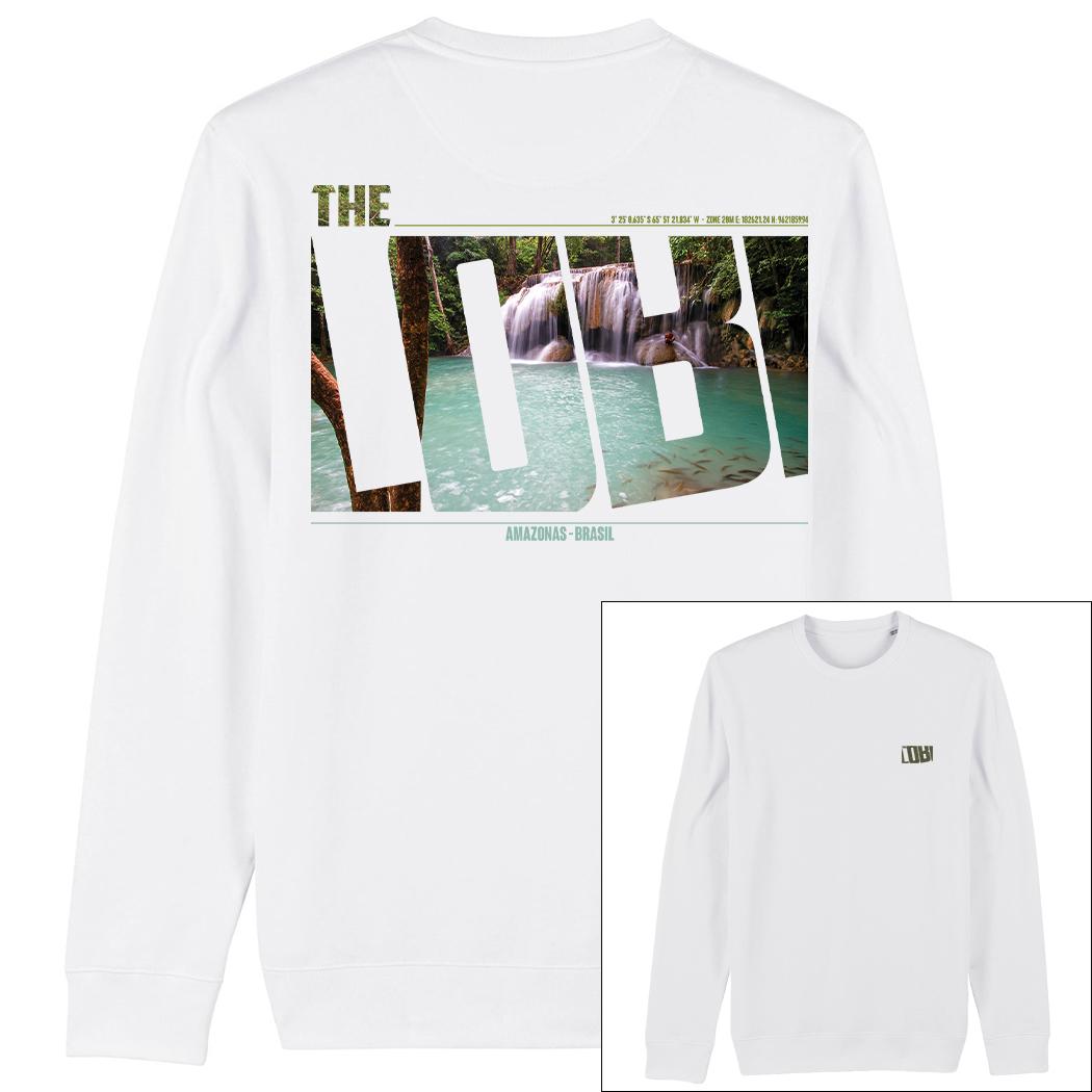 CREWNECK - FELPA GIROCOLLO - AMAZONAS white