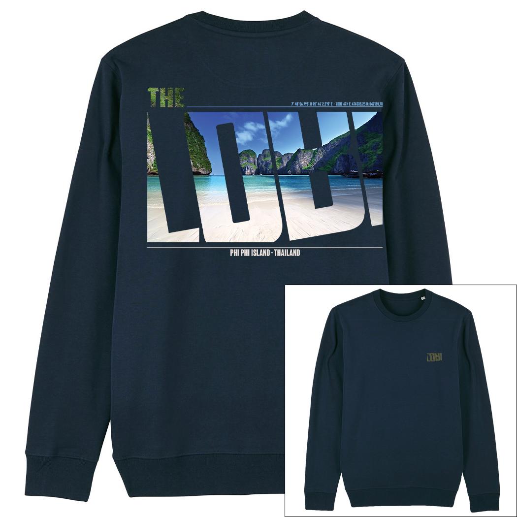 CREWNECK - FELPA GIROCOLLO - PHI PHI ISLAND navy