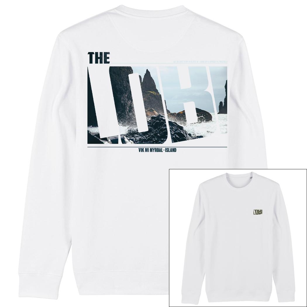 CREWNECK - FELPA GIROCOLLO - VIK MI MYRDAL white