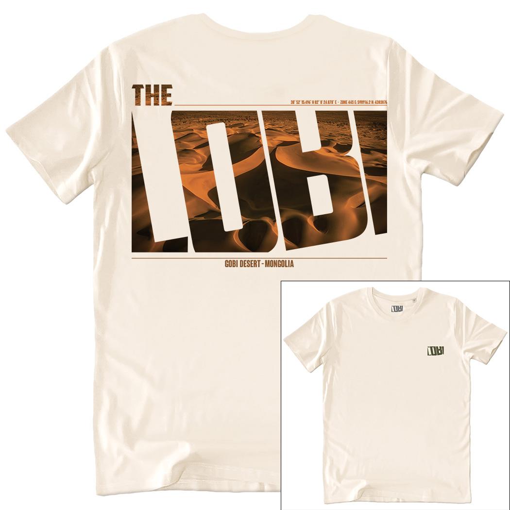 T-SHIRT UNISEX - GOBI vintage-white