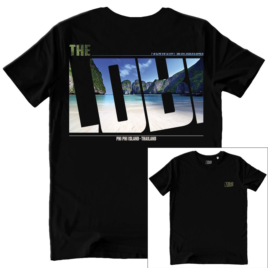 T-SHIRT UNISEX - PHI PHI ISLAND black